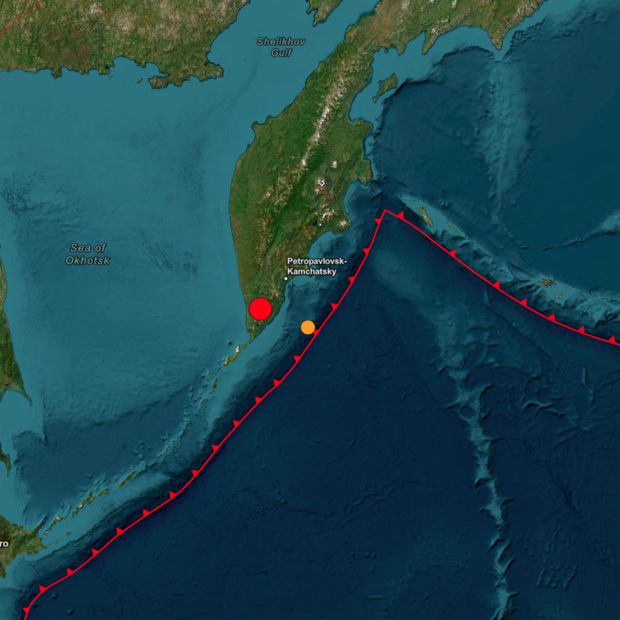 Terremoto en Rusia. USGS